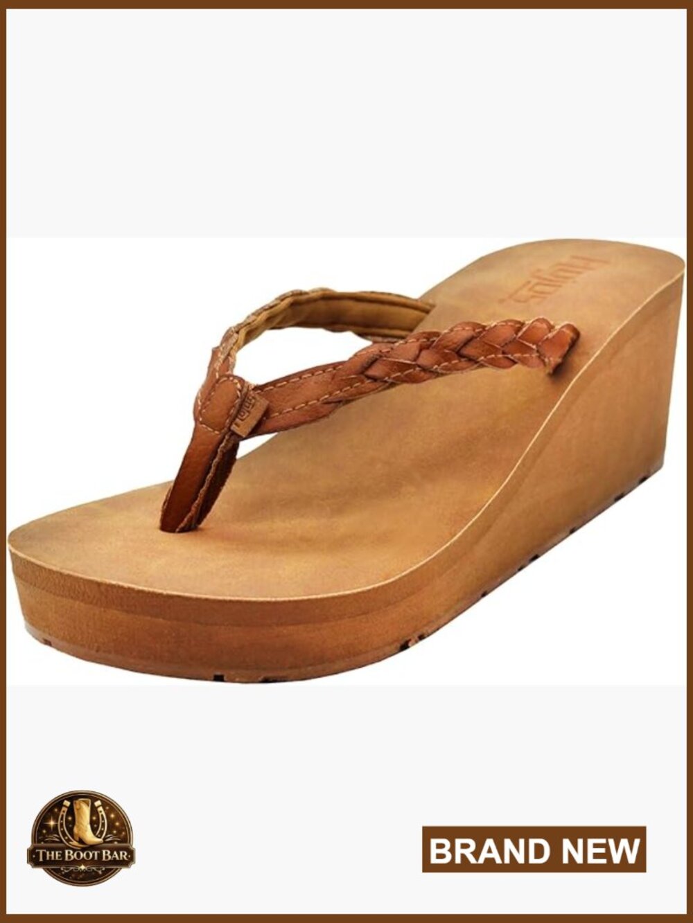 Wedge Sandals with Arch Support and Braided Straps